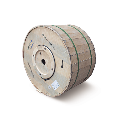 [MINI-ADSS-06C/4KM] Carrete de 4 Kilómetros de Fibra Óptica Aérea Mini ADSS (ASU) G.652D, Monomodo de 6 Hilos, Exterior, Span 80, Loose Tube