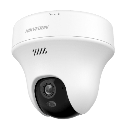 Turret PT IP 5 Megapixel (3K) Megapixel / Lente 2.8 mm / Dual Light (10 mts IR + 10 mts Luz Blanca) / Wi-Fi 6 / Interior / ACUSENSE / dWDR / H.265 / Audio Bidireccional (Micrófono y Bocina) / 5 VCD