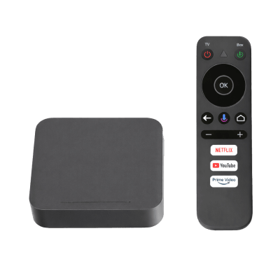 [LP1TVBOX] STB 4K Android con Google TV / Alto Rendimiento / Conexión Wi-Fi y por Cable / Control Remoto Bluetooth / Salida HDMI / Software de Gestion para ISPs/ Para modo desarrollador leer la nota en la descripcion
