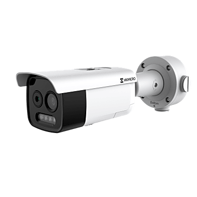 [HM-TD2628T-3/G1/T3A] (HIKMICRO) Cámara Bala IP Bi-Espectral / Térmica (256 X 192 / 3.6 mm) + Óptica (5 MP / 4.3 mm) / IA GUANLAN / Rango: -20°C a 650°C / 2°C Tolerancia / Detección de Fuego y Humo / Alarma Visual y Audible / Dual Light