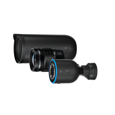 UniFi Protect AI DSLR – Cámara 4K PoE+ para Interior/Exterior con Sensor de Alta Sensibilidad, Lente Fija Gran Angular de 17 mm y Analítica Avanzada por IA