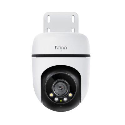[TAPOC510W] Cámara de Seguridad PTZ Exterior Wi-Fi / 2K 3 Megapixel (2304×1296) / 360° Panorámica Horizontal + 130° Vertical / Seguimiento Inteligente de Movimiento / Visión Nocturna a Color / IP65 / Compatible Alexa y Google Home