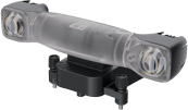 [GL10V2] Luz de búsqueda, 30W LED Blanco, 100m Alcance, Algoritmo AI, Luz Roja/Azul/Amarilla, Láser Verde, Compatible Mavic3Enterprise/Matrice4, Peso 130g