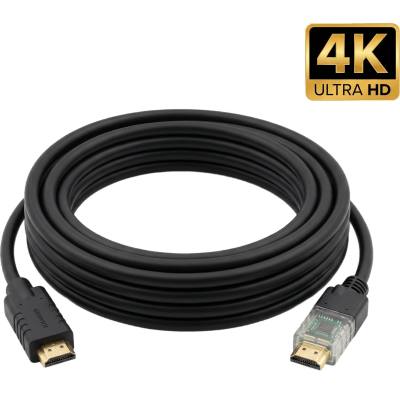 Cable HDMI Activo 4K a 60Hz | HDR, Triple Blindaje, K-Lock | CA-HM (25 mts / 82 ft)