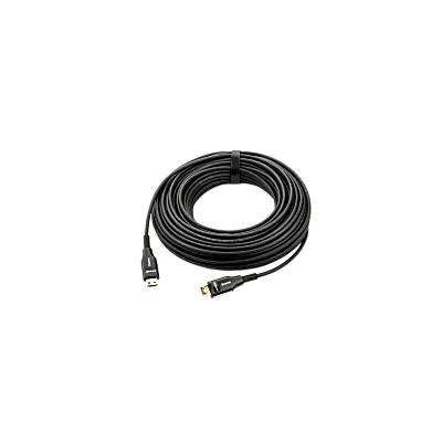 [CLS-AOCH/60F-98] Cable Optico HDMI Híbrido | 4K@60Hz 18 Gbps | 30 m | Fibra OM3 + Cobre | LSHF | Bañado Oro 24K | HDCP 2.2 | HDR | ARC | CEC