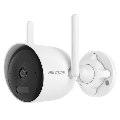 [DS-2CFW04] Bala IP 4 Megapixel / Lente 2.8 mm / Dual Light (30 mts IR + 30 mts Luz Blanca) / Wi-Fi / ACUSENSE / Audio Bidireccional (Micrófono y Bocina) / IP66 / dWDR / Micro SD