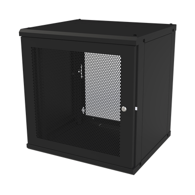 [SR-1912-GFP-VR2] Gabinete de Pared Fijo, Puerta Perforada, Rack 19in, de 12 Unidades de Rack