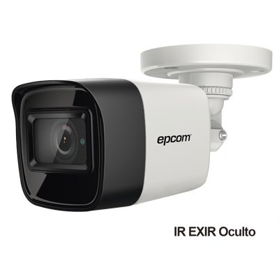 [B4K-TURBO-L] Bala TURBOHD 4K (8 Megapixel) / Gran Angular 102° / Lente 2.8 mm / Exterior IP67 / IR EXIR 30 mts / dWDR
