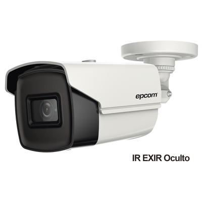 [B4K-TURBO-LX] Bala TURBOHD 4K (8 Megapixeles) / Gran Angular 102º / Lente 2.8 mm / Exterior IP67 / IR EXIR 60 mts / dWDR