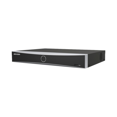 [DS-7608NXI-K1/8P(D)] [Acusearch] NVR 12 Megapíxel (4K) / 8 canales IP / 8 Puertos PoE+ / Reconocimiento Facial / AcuSense (Evita Falsas Alarmas) / 1 Bahías de Disco Duro / HDMI en 4K / 300 Metros PoE Modo Extendido
