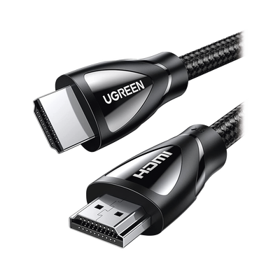 [80405] Cable HDMI 2.1 de Nylon Trenzado / 5 Metros (16.40 Pies) / 8K@60Hz/4K@120Hz / eARC (Canal de Retorno de Audio) / HDR10+ / VVR / HEC (Canal Ethernet HDMI) / ALLM / 3D / Dolby Atmos / Dolby Vision / 48 Gbps / Mayor Duración