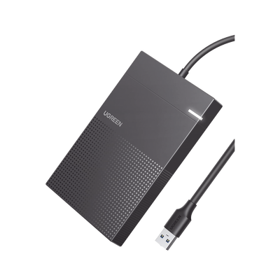 Carcasa de Disco Duro 2.5 (Enclosure) | Adecuado para HDD y SSD de 2.5” | Chip Inteligente | UASP & TRIM | Led Indicador | ABS | Hibernación Automática | Compatible con SATA I II III, HDD, SSD de hasta 6TB.
