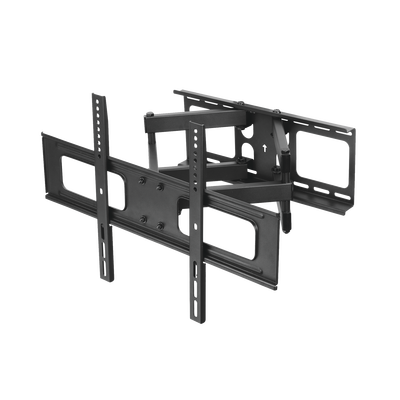Montaje de Pared Universal Articulado para Monitores de 32 a 55 / Carga Máxima 50 Kg / Vesa 600 x 400 / 400 X 400 / 400 x 200 / Separacion de Pared de 7.6 cm a 51 cm / Acero / 15° de Inclinación