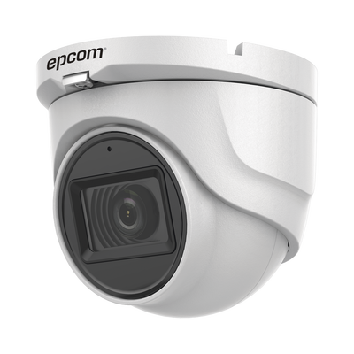 [E50-TURBO-G2/A] AUDIO POR COAXITRON / Turret TURBOHD 5 Megapixel / Angulo de vision 85.5° / Lente 2.8 mm / 30 mts IR EXIR / Exterior IP67 / 4 Tecnologías / dWDR