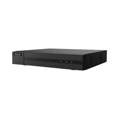 DVR 4 Canales TurboHD + 4 Canales IP / 8 Megapíxel (4K) / Audio por Coaxitron / ACUSENSE Lite / 1 Bahía de Disco Duro / H.265+ / Salida en Full HD