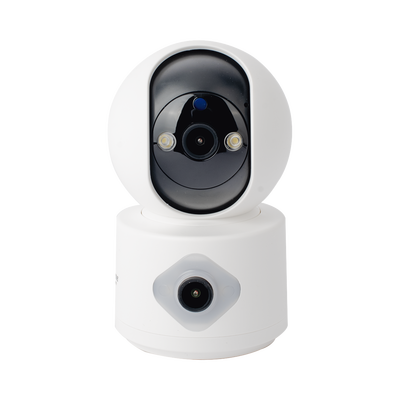 [SCAM3DB] Camara doble lente 3mp| Wifi| autoseguimiento| Detección de movimiento| audio de 2 vias| almacenamiento hasta 128GB