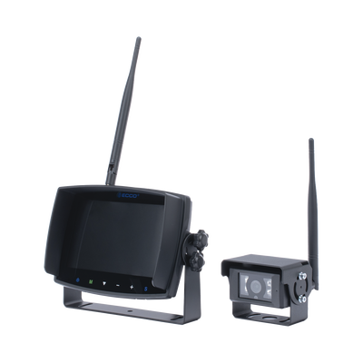 Sistema inalámbrico de reversa con cámara infrarroja y monitor de 7 táctil