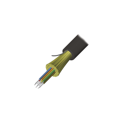 [9GD8P006D-E201A] Cable de Fibra Óptica de 6 Hilos, Interior/Exterior, Tight Buffer, No Conductiva (Dieléctrica), Plenum, Monomodo OS2, 1 Metro (3.28 Pies)