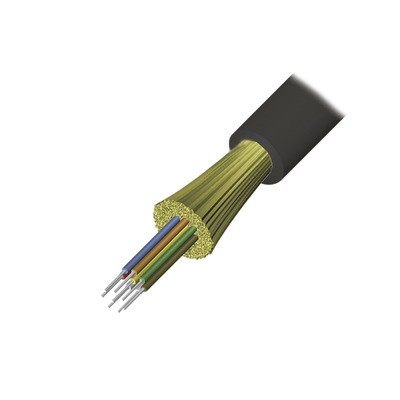 [9GD5P012G-T501A] Cable de Fibra Óptica de 12 Hilos, Interior/Exterior, Tight Buffer, No Conductiva (Dieléctrica), Plenum, Multimodo OM4 50/125 Optimizada, 1 Metro (3.28 Pies)
