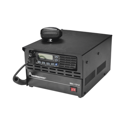 [SR-X21] Gabinete para Radios ICOM Serie 121/221/121S/221S/M/5013 compatible con Fuente de Poder SEC (Fuente y Radio NO incluidos).