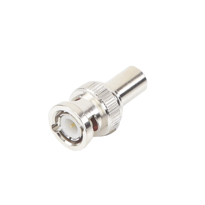 [RFB-1750] Carga Coaxial Terminal de 75 Ohm para CCTV, 1/2 Watt, en Conector BNC Macho, Níquel/ Oro/ Delrin