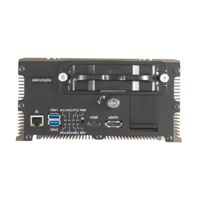 [DS-MI9605-GA/4M/GLF/1T] NVR Movil de 5 Canales de 2 Megapixel / 2 Bahías de Dsco Duro de 2 TB / Soporta GPS