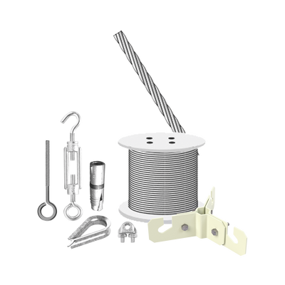 [KIT-RET-3M] Kit de Sujeción de Mástil de 3 Metros a Piso de Concreto.