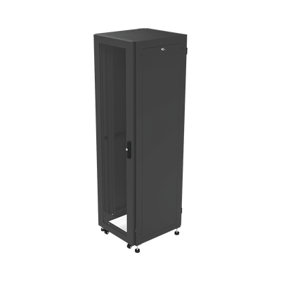 [LP-6060-42U-R2] Gabinete para Telecomunicaciones Rack Estándar de 19, 42UR, 600 mm Ancho x 600 mm Profundidad. Fabricado en Acero, Se envía el Gabinete Armado.