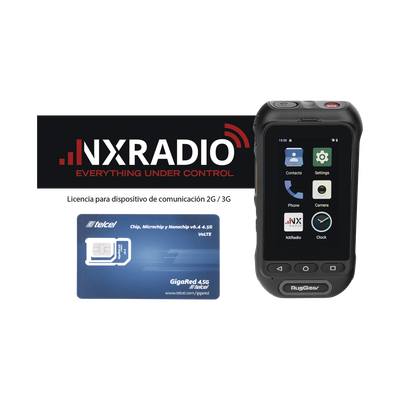 [RG360-KIT-SIMTEL] KIT Radio RG360 +12 Meses Servicio NXRADIOTERMINAL + SIM YOBI 1GB Mensual por 12 Meses