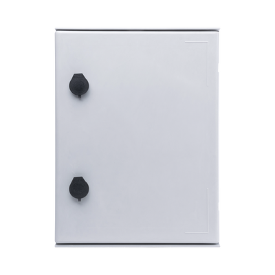 [PST-3040-20P] Gabinete de Poliéster IP65 Uso en Intemperie (300 x 400 x 200 mm) con Placa Trasera Interior de Plástico (Incluye Chapa y Llave).