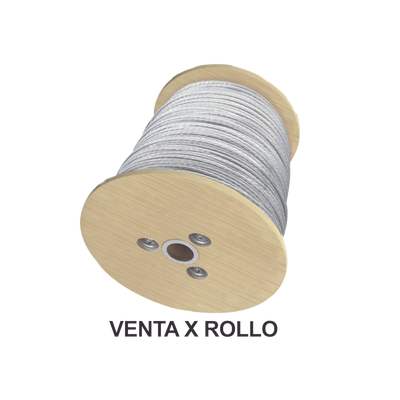 Cable de Retenida de 3/16, Resistencia 1293 Kg, 7 Hilos (Carrete de 2000 metros).