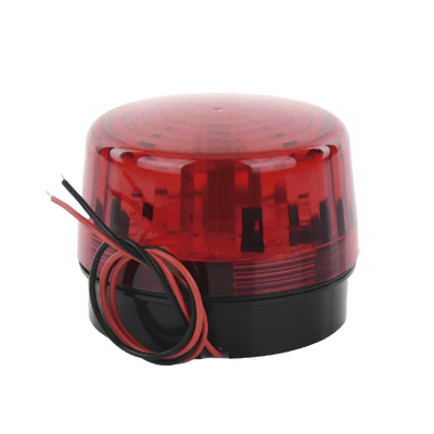 [SF-1301-BAQ] Luz Estroboscópica LED (35) / Patrones de Parpadeo Ajustables / 8 Patrones / Batería de Respaldo / 12-24 Vcc/Vca / Resistente al Clima IP66/IP55