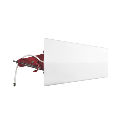 [314-445] Antena Direccional de Banda Ancha de Alto Desempeño, 698-960 MHz / 1695-2700 MHz, conector F hembra. 75 Ohm de impedancia.