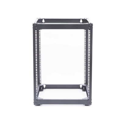 [LP-RPP-1914] Rack Abierto de 4 Postes Instalación Pared o Piso de 14 Unidades, Ideal para Equipo de Audio!