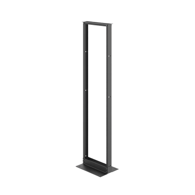 [EDR19FM45U] Rack Abierto de 2 Postes Estándar de 19 in / 45U / 2.13 m (7 ft) de Altura / Aluminio 6063-T6 / Rieles Roscados 12-24 UNC / Patrón EIA Universal / Negro RAL 9005