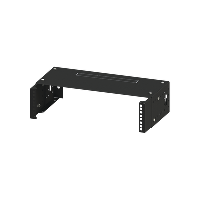 [LP-REP-1202.5] Rack Abierto de montaje en Pared, de 19in, Profundidad Ajustable (8 a 12) de 2.5 Unidades de rack, con Capacidad de Crecimiento.