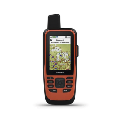 GPS Portátil GPSMAP® 86i / Pantalla TFT Transflectiva de 3 / Resolución 240 x 400 píxeles / Batería de Ion Litio con Autonomía de 35 Horas / Memoria de 16 GB / Compatible con NMEA 0183 y microUSB / Brúju