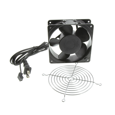 [A4AXFNPG] Ventilador Axial Compacto, de 4 Pulgadas, 100 CFM, 115 Vca, De Acero, Color Negro