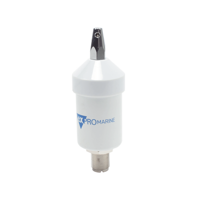 [TX-1600-SYS] Antena Marina VHF / Látigo Acero Inoxidable / 156-163 MHz / 3.5 dBi / Cable 4.5 m (14.8 ft) / PL-259 / Montaje en L / Exterior