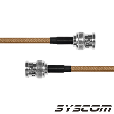 [SBNC142KBNC60] Jumper con Cable LP142 de 60 cm (23.62 pulgadas), con Conectores BNC Macho a BNC Macho.