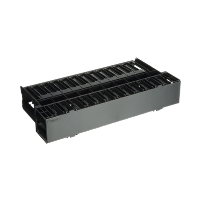 [NCMH2] Organizador de Cables Horizontal NetManager, Doble (Frontal y Posterior), Para Rack de 19in, 2UR