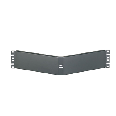 [CPAF2BLY] Tapa Ciega Para Rack Estándar de 19in, Angulado, de Acero, 2UR, Color Negro