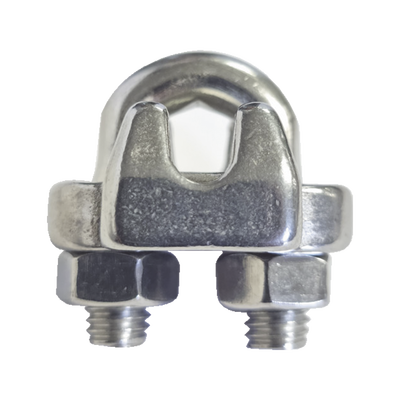 [NUDO-516-FJSS] Nudo/ Perro/ Abrazadera Acero Forjado para Cable de 5/16, Acero Inoxidable.