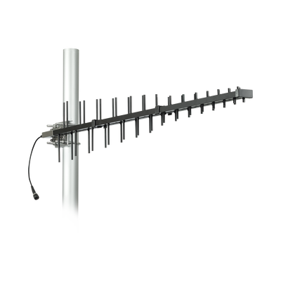 [311-228] Antena LPDA de Alta Ganancia/ ESPECIAL PARA AMPLIFICADORES DE UNA A CINCO BANDAS DE FRECUENCIA/ 698-2700 MHz/ 12.15 dBi de Ganancia.