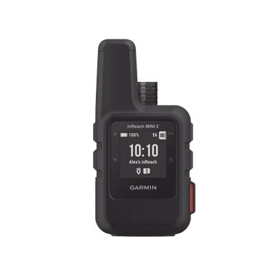 [10-02602-01] GPS portátil inReach® Mini 2 / Pantalla Monocroma Transflectiva 23 x 23 mm / Resolución 176 x 176 píxeles / Batería Recargable de Iones de Litio / Autonomía Hasta 14 Días / Resistencia al Agua IPX7 / Conectivi