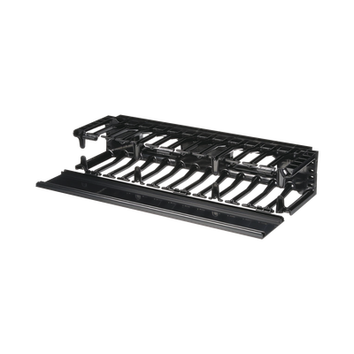 [NMF2] Organizador de Cables Horizontal NetManager de Alta Densidad, Sencillo (Solo Frontal), Para Rack de 19in, 2UR