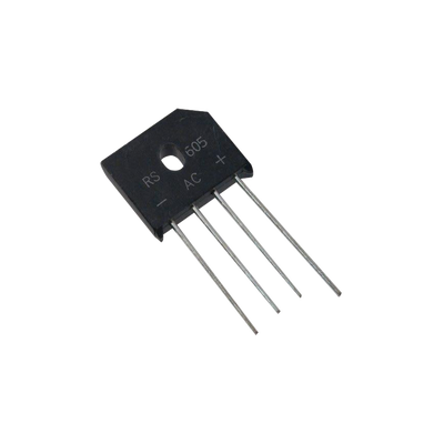 [RS-605] Puente Rectificador en Línea de 6 Amp., 600 PIV, Silicio, 420 RMS.