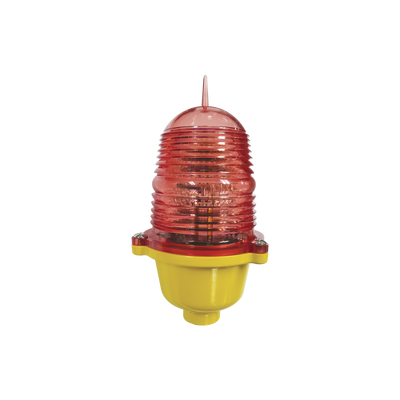 [EI-LBIB] Estrobo Led de Obstrucción Color Rojo (110 Vca de Entrada) / Luz fija