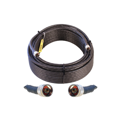 [952-300] Jumper Coaxial con Cable Wilson-400 | Conector N Macho en los Extremos | 30.48 Metros (100 Pies) de Longitud