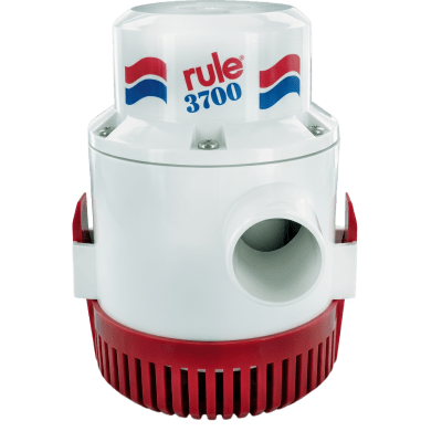 [14A] Bomba de Achique Sumergible Rule 14A / 3,700 GPH / 12V CD / Motor de Alta Eficiencia / Ejes de Acero Inoxidable / Protección Térmica TCO / Certificación CE e ISO 8849